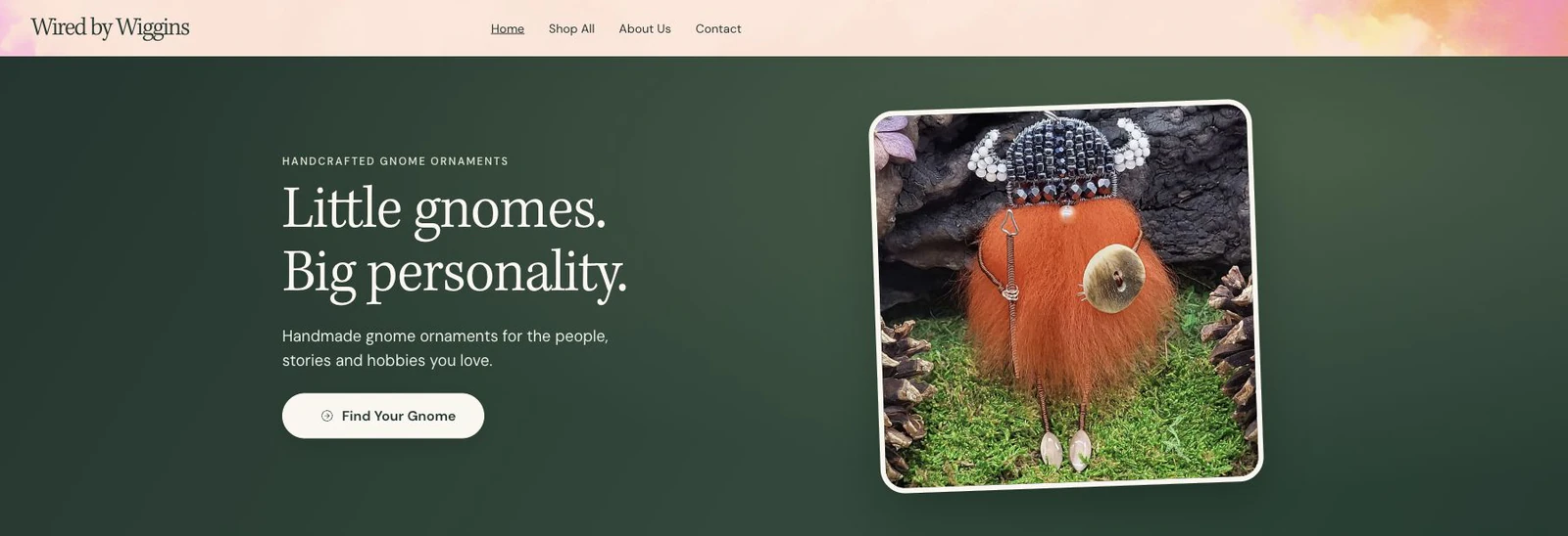 Wired by Wiggins website design
